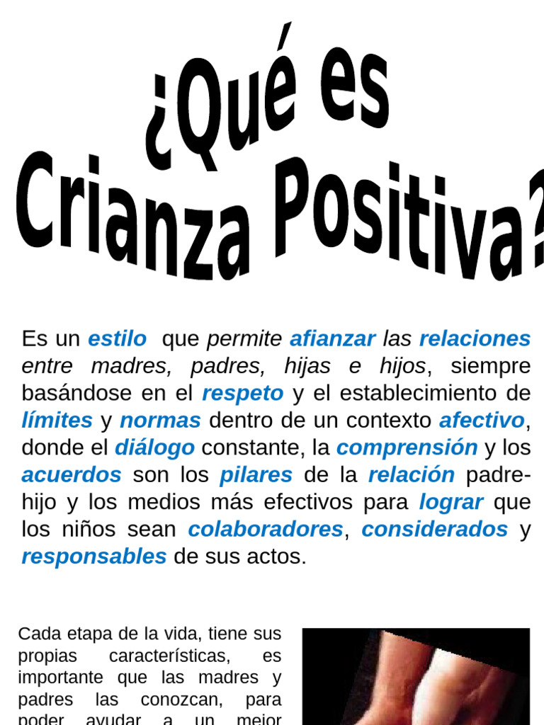 Crianza Positiva y Disciplina Efectiva | PDF | Las emociones | Sicología