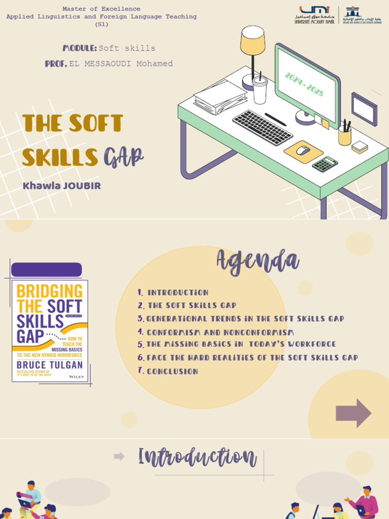 L V The Soft Skills Gap Presentation Khawla J | PDF | Mindset | Employment
