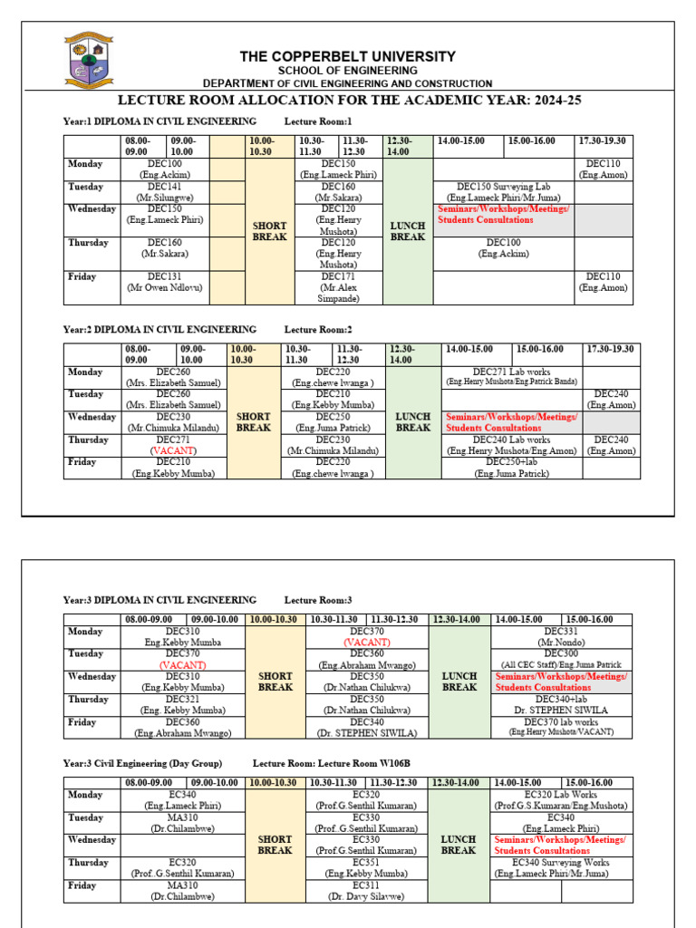 CEC-Lecture Room Arrangements 2024-25-Updated Version 6th Dec 2024 ...