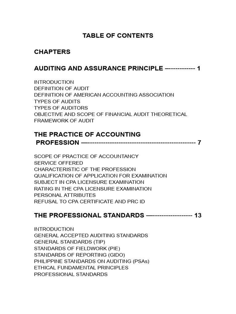Comprehensive Guide to Auditing Standards | PDF | Audit | Financial ...