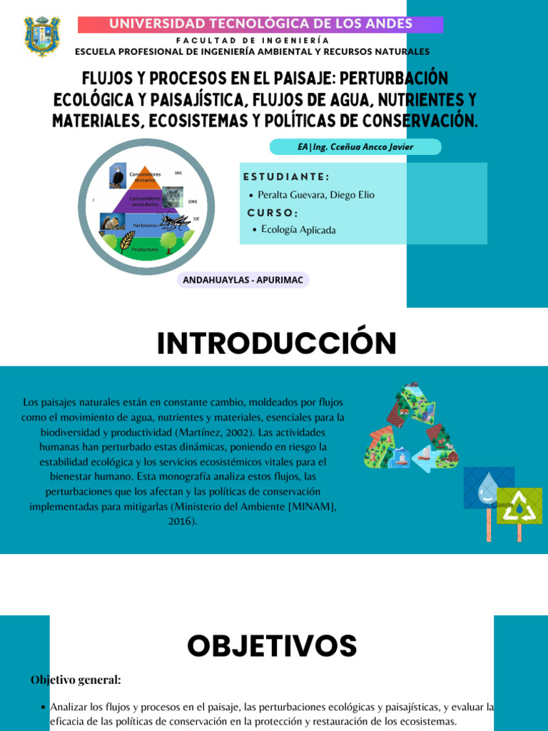 Ecología Aplicada - Flujos y Paisaje | PDF | Ecología | Ecosistema