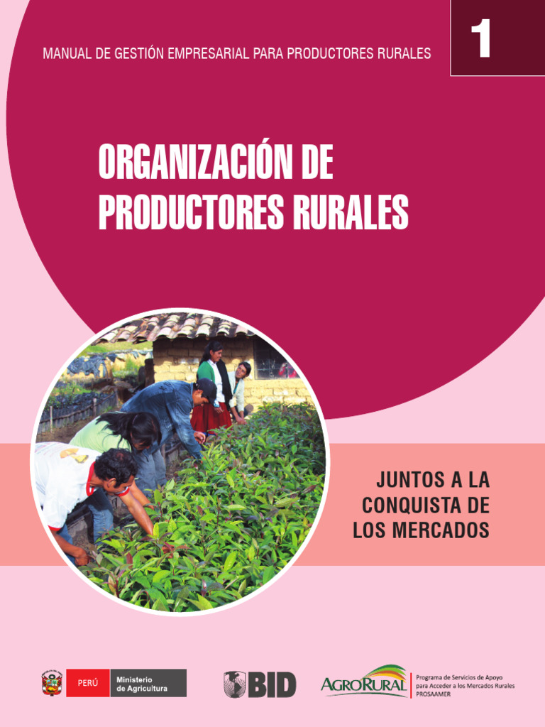 Organizacion de Productores Rurales Manual de Gestion Empresarial | PDF ...