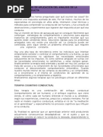 Download Ensayo Terapia Cognitivo Conductual by Keren Cantu SN81857348 doc pdf