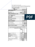 SECODAM y El Cálculo Del Factor de Salario Real y Precio Unitario