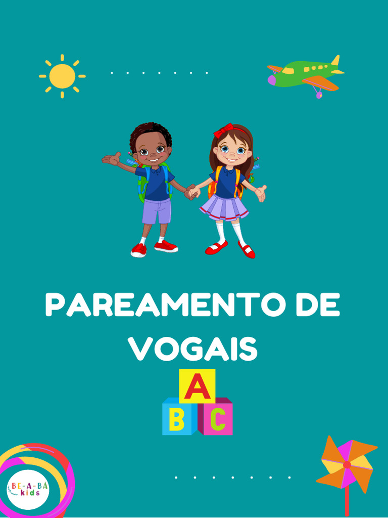 Pareamento de Vogais para Crianças | PDF