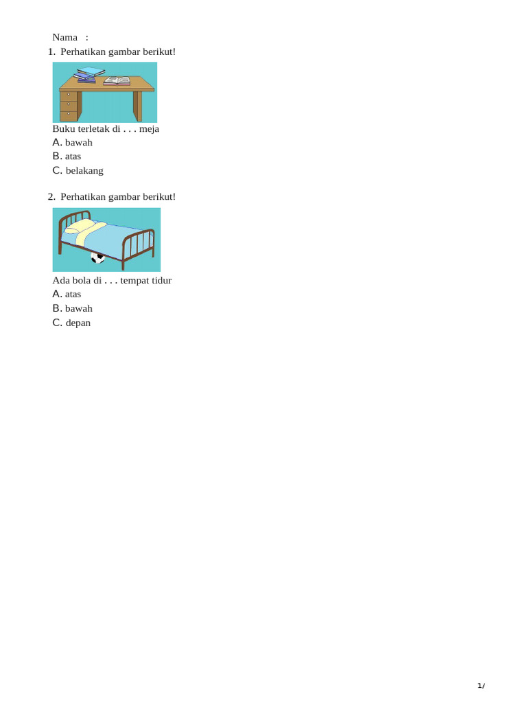 Soal Matematika Kelas 2 Pdf