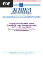WHO Rabies Vaccination Schedule 2024 | PDF