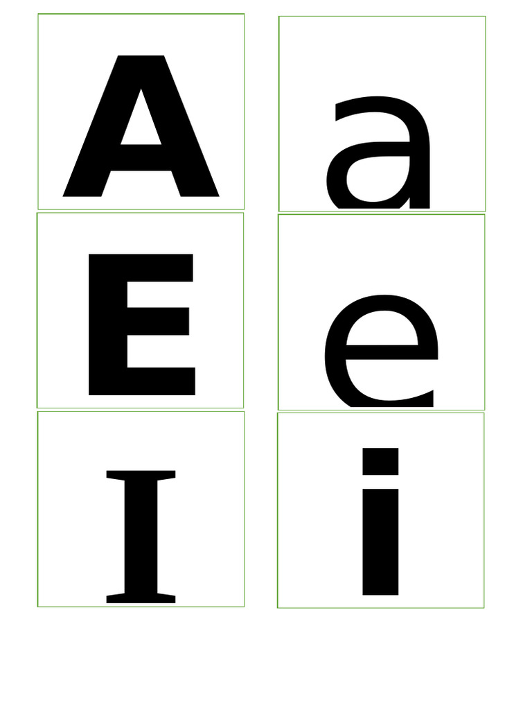 Tarjetas Vocales y Numeros Para Imprimir | PDF