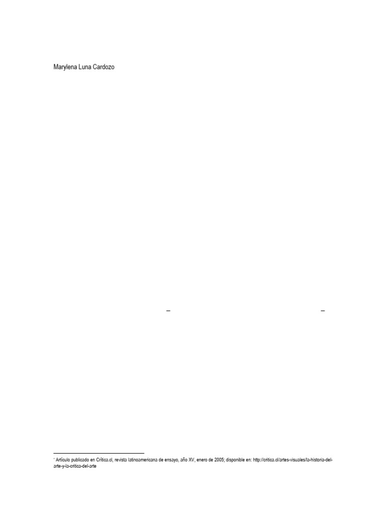 2 la historia del arte y la cr tica del arte marylena luna pdf