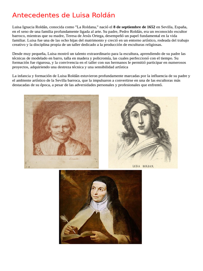 Luisa Roldan | PDF