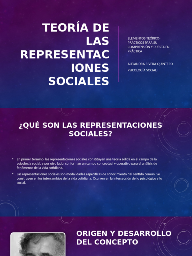 Teoría de Representaciones Sociales | PDF | Conocimiento | Teoría