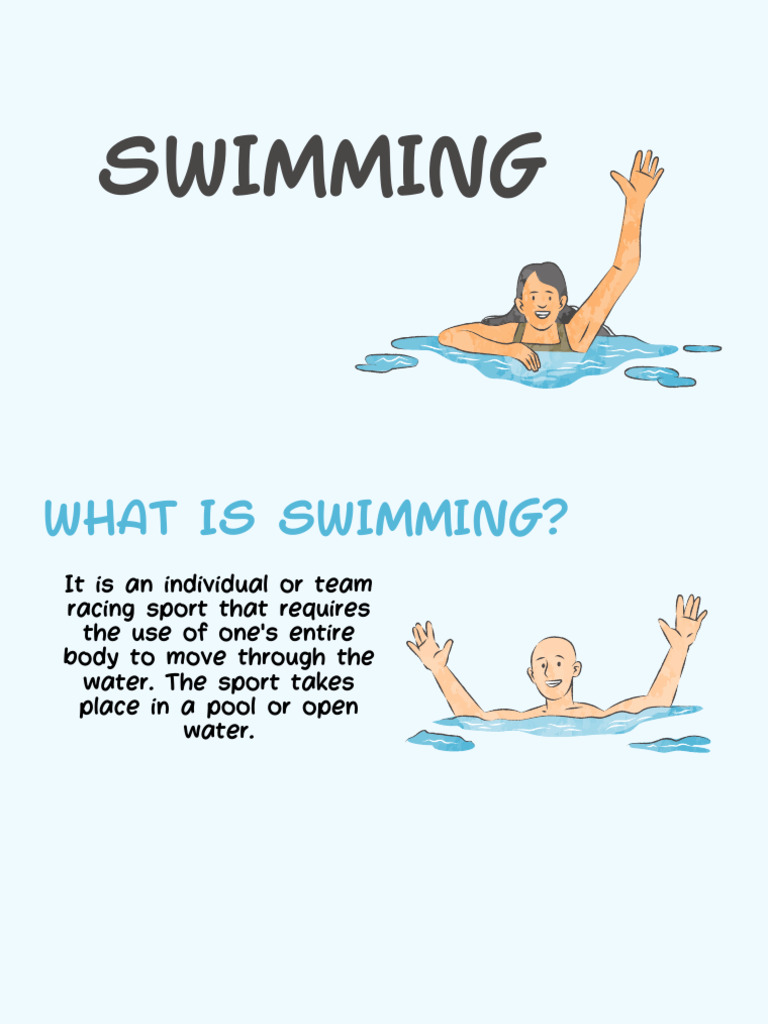 Swimming 1 Pdf Swimming Sport Swimming