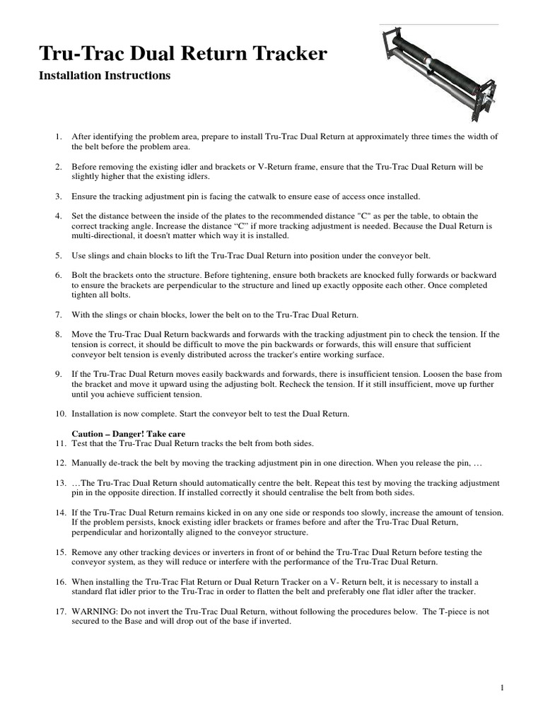Tru-Trac Dual Return Tracker Manual | PDF