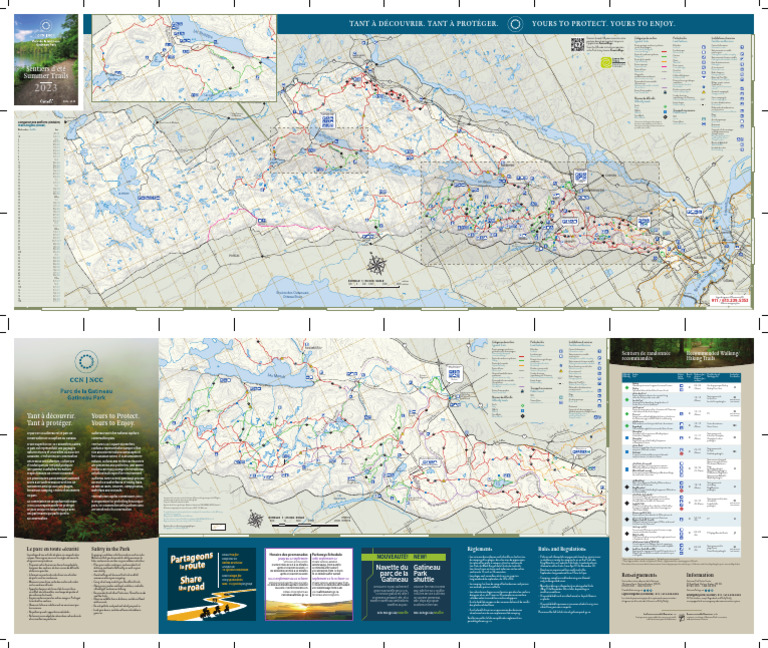 Gatineau Park Summer Trails Map 2023 | PDF | Tourisme d'aventure | Jeu ...