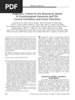 Download Diagnostic Criteria for the Behavioral Variant FTD by Musleh Algarni SN81862511 doc pdf