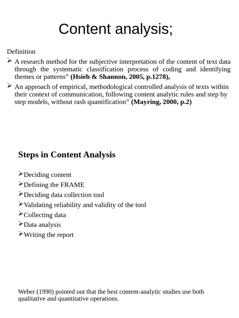 Analysing Contents in Media | PDF | Analysis | Qualitative Research