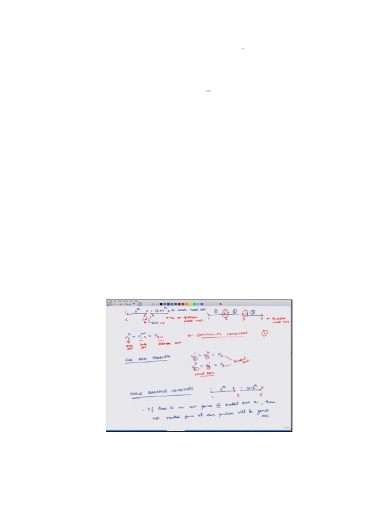 Assembling Finite Element Equations | PDF | Force | Equations