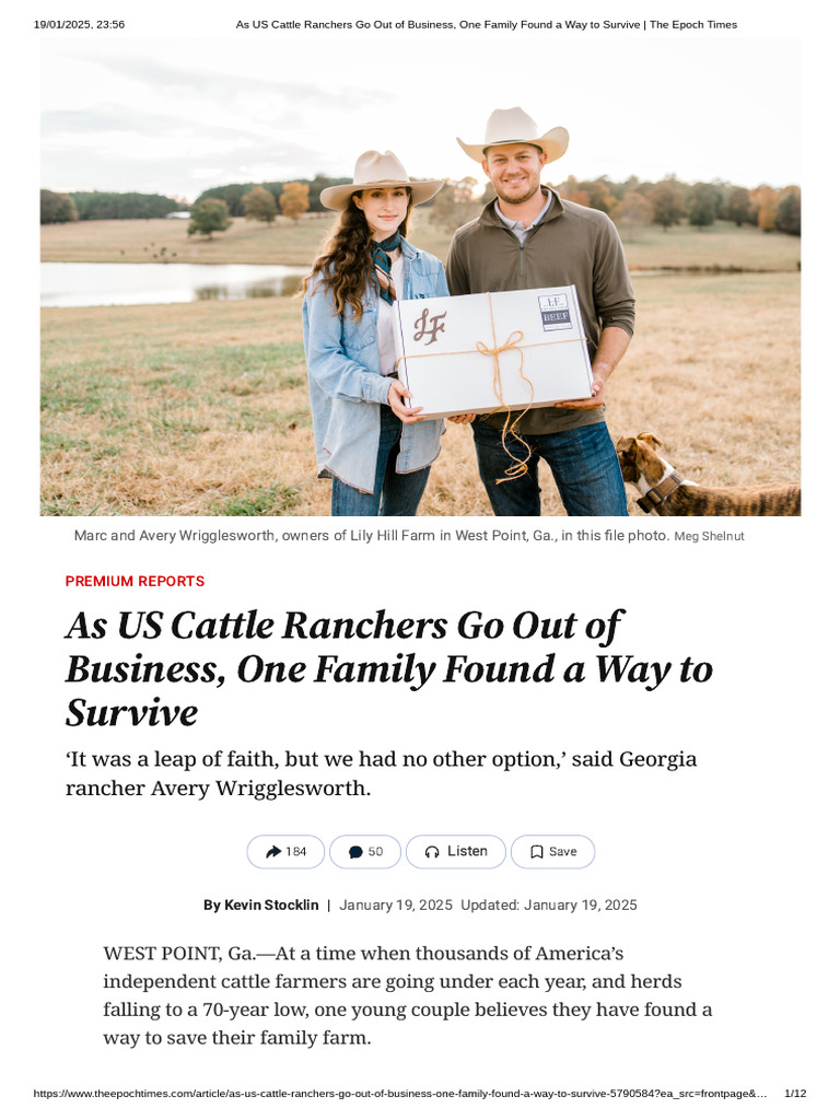 As US Cattle Ranchers Go Out of Business, One Family Found A Way To ...