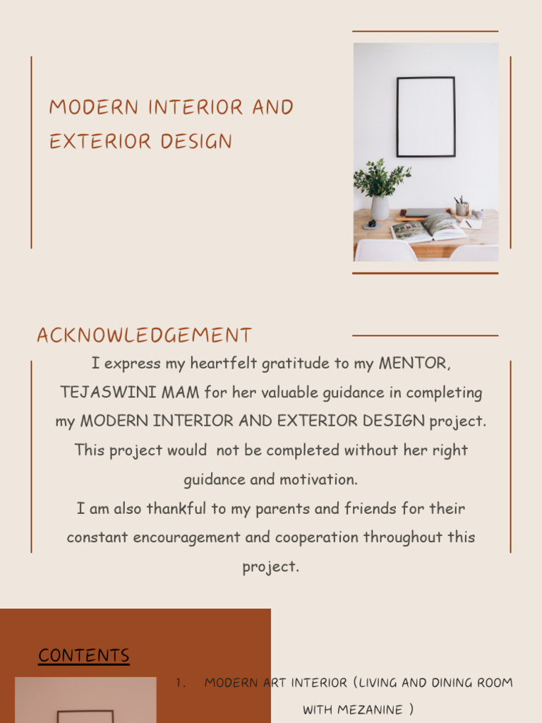 Modern Interior & Exterior Design Guide | PDF | Furniture | Minimalism