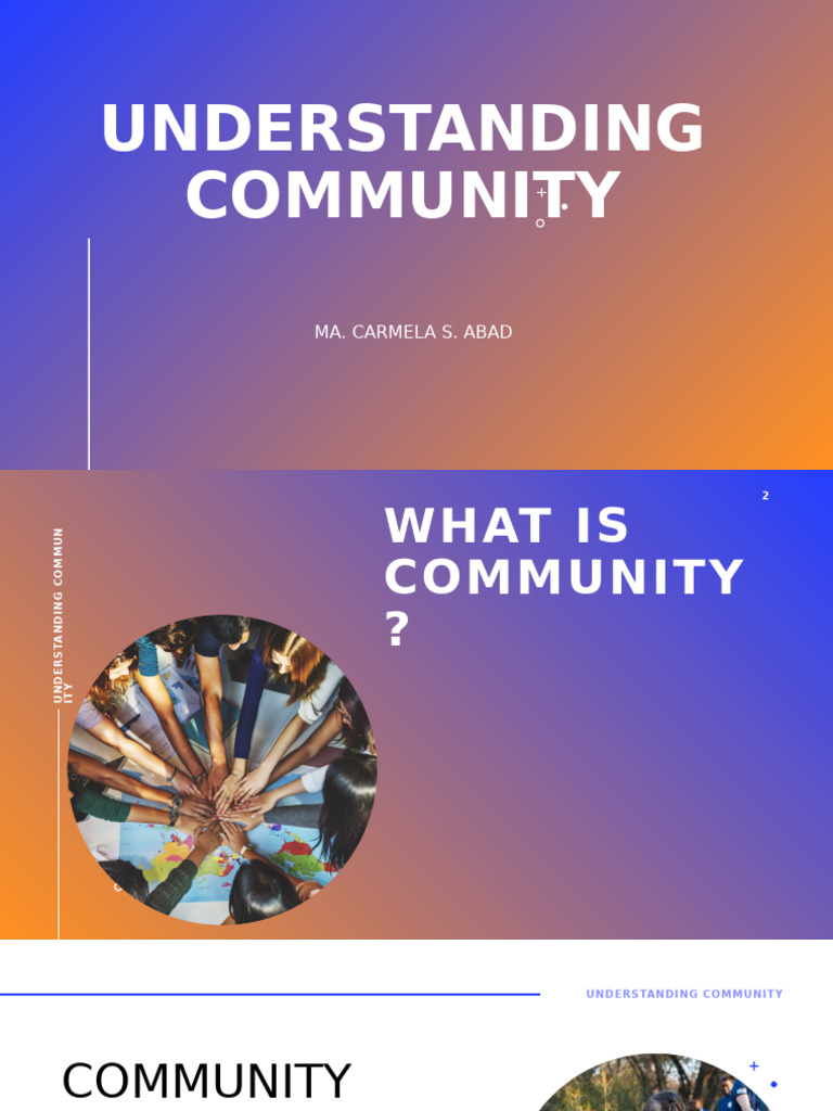 Understanding Community Concepts | PDF | Community | Rituals