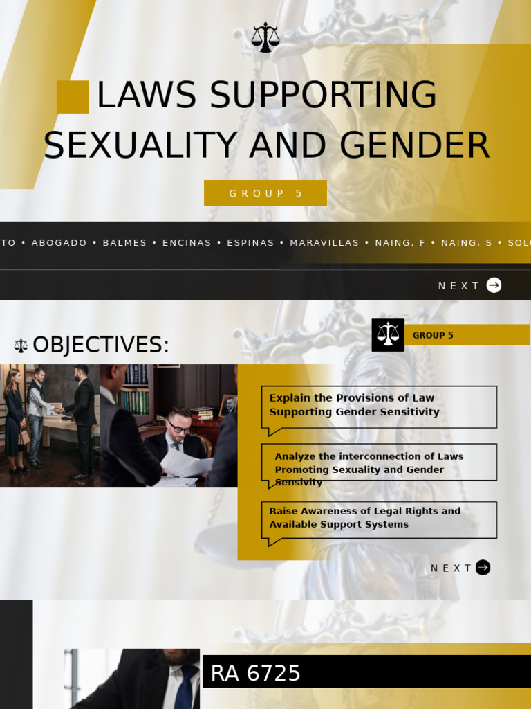 Laws Supporting Sexuality and Gender | PDF | Rape | Gender