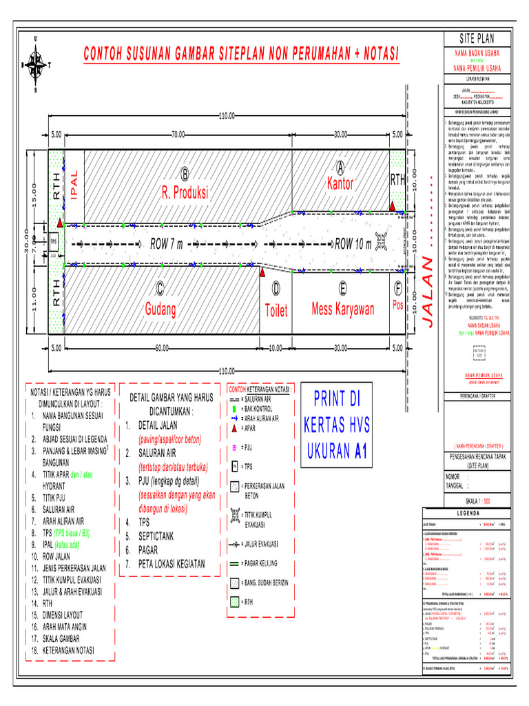 urAYePyk-FORMAT GAMBAR SITEPLAN BARU (NON PERUMAHAN) | PDF
