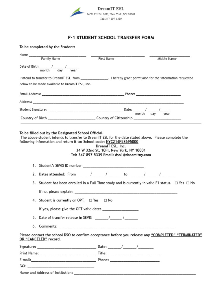 transfer form | PDF | Government And Personhood