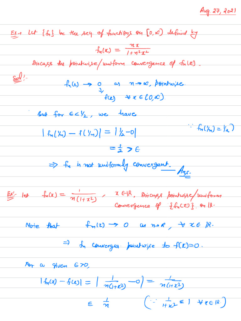 Lecture Notes For ODE by DR Anil Kumar | PDF | Real Analysis ...