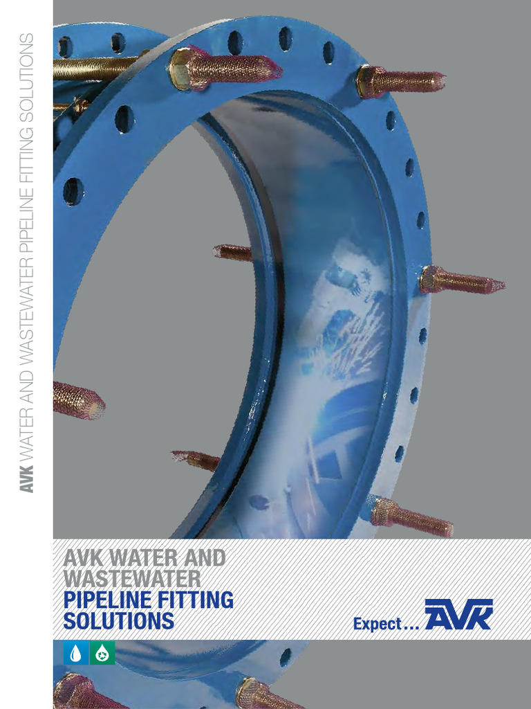 Avk Water Wastewater Pipeline Fitting Solutions 2024 Pdf Pipe