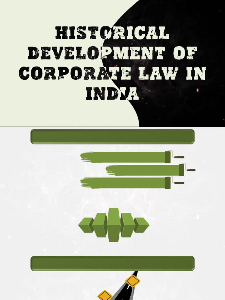 Historical Development of Company Law (New) | PDF