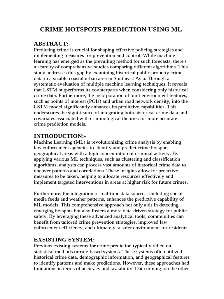 Mini project abstract | PDF | Machine Learning | Data Mining