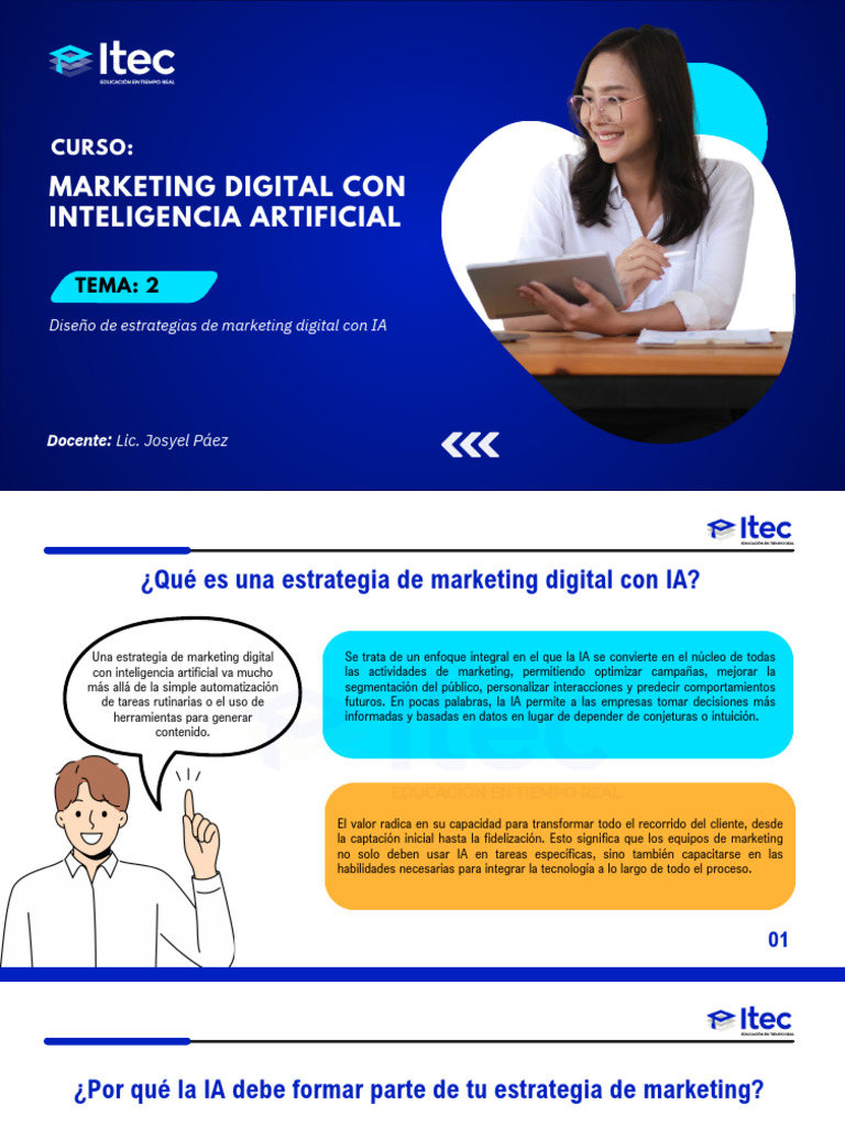 TEMA 02 - Diseño de Estrategias de Marketing Digital Con IA | PDF ...