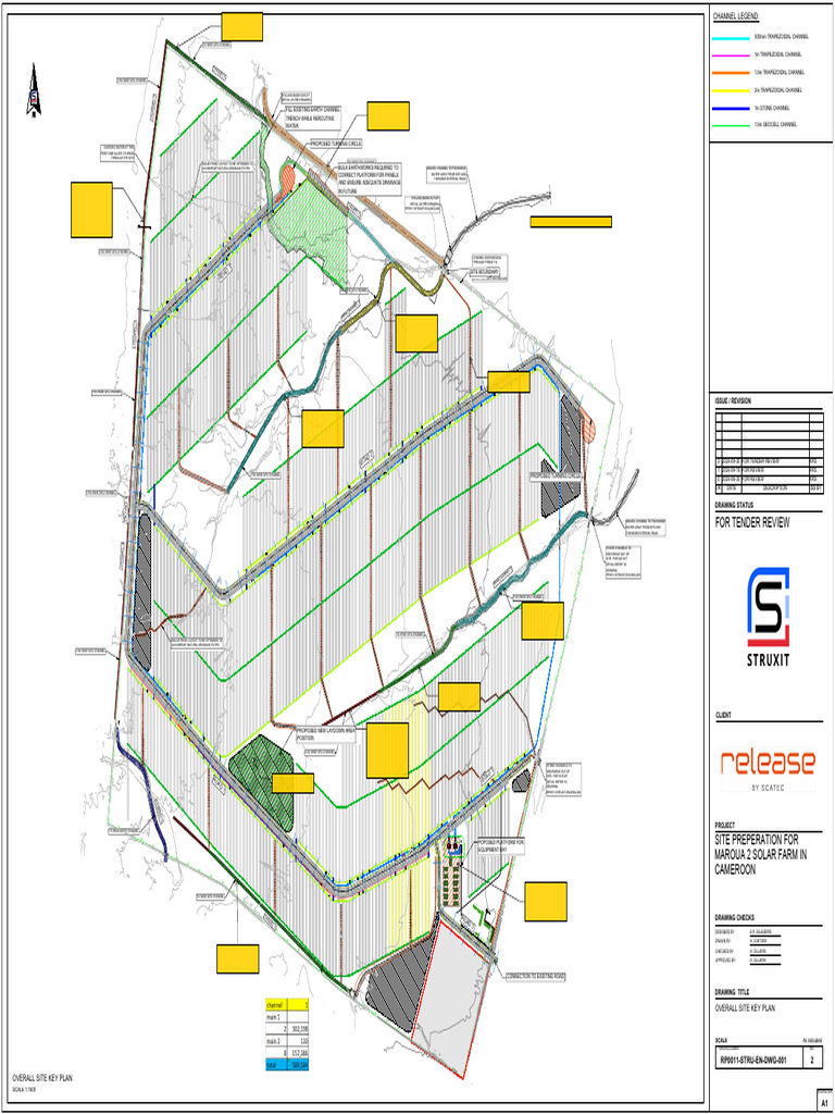 Rp0011 Stru en DWG 001 Labelled | PDF | Drainage | Environment