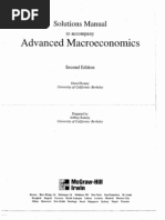 Advanced Macroeconomics Solutions Manual