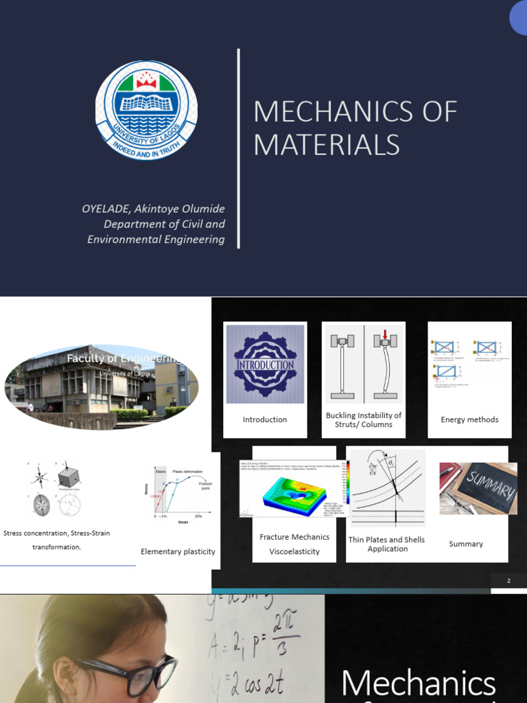 Mechanics of Material II Stress Strain Transformat 240503 081957 | PDF ...