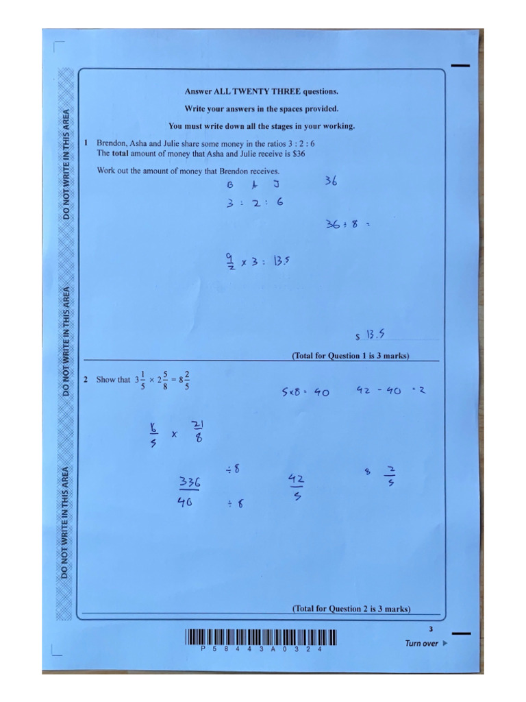 Edexcel Paper 2 | PDF