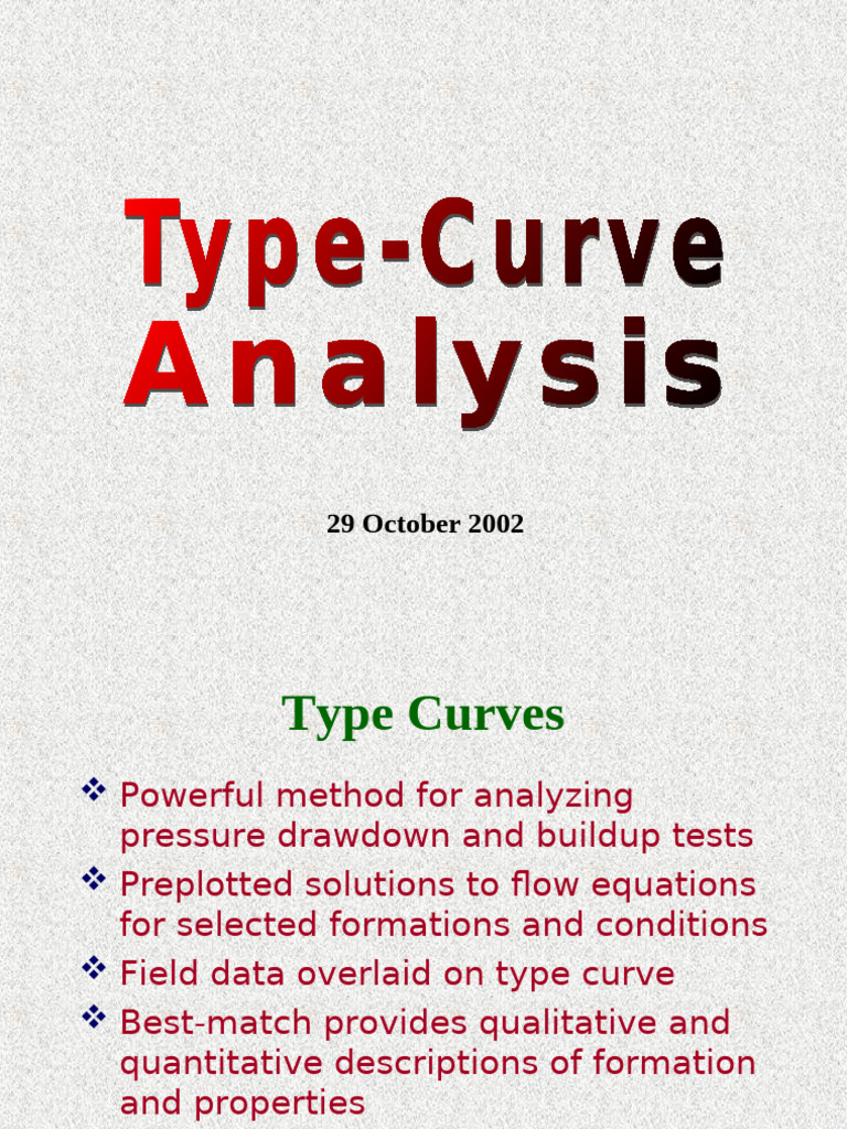 Type Curves for Pressure Analysis | PDF | Applied And Interdisciplinary ...