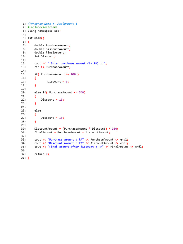 Assignment 1 | PDF
