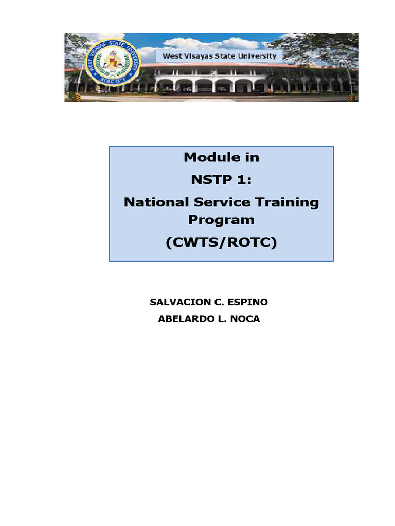 NSTP 1 Module: Civic Training Guide | PDF