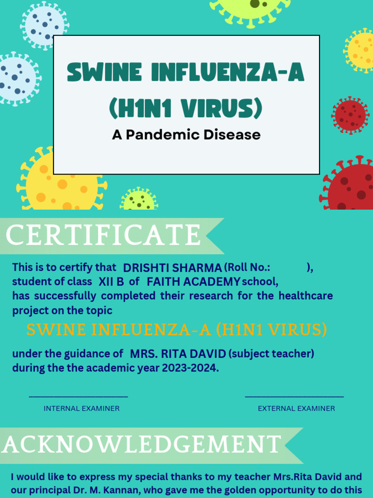 Swine Influenza A (H1N1 VIRUS) - 20240109 - 212554 - 0000 | PDF ...