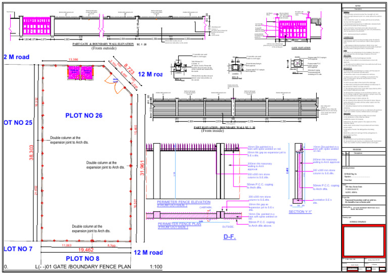 Boundary Fence | PDF | Structural Engineering | Building Technology
