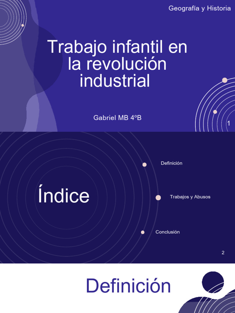 Trabajo Infantil en la Revolución Industrial | PDF