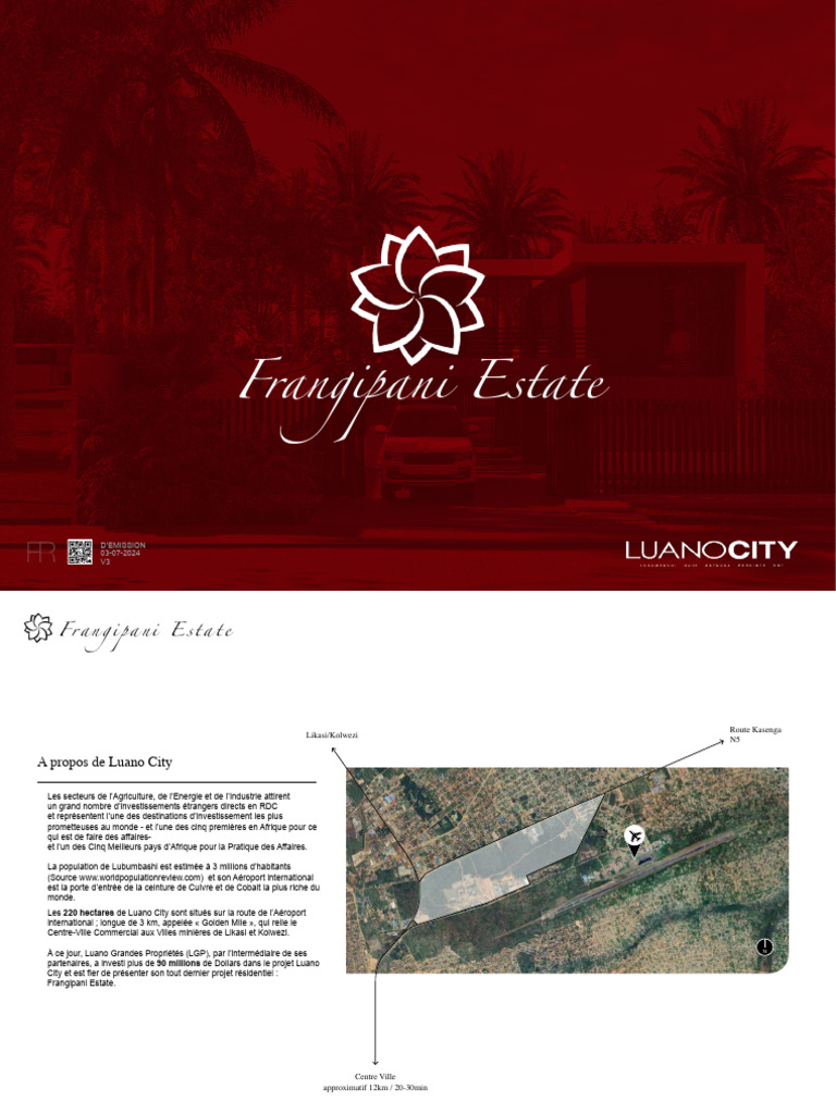 Frangipani Estate à Luano City | PDF