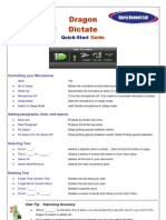 Dragon Dictate For Mac V2+ Quick Start Guide