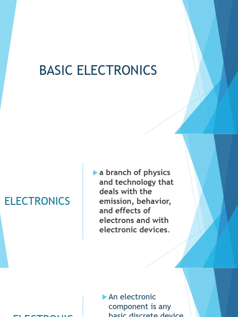 Basic Electronics 2024autosaved | PDF | Resistor | Soldering
