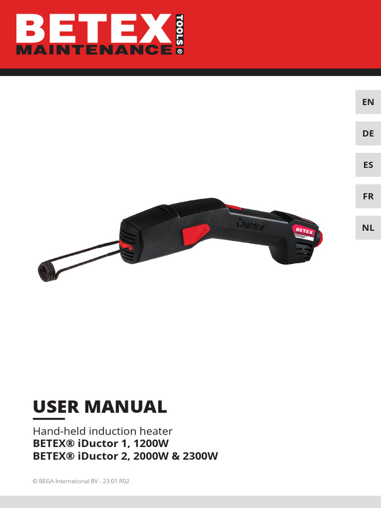 BETEX - Manual - Iductor - 23.01.R02 | PDF