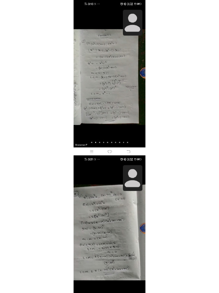 Maths Exercise 3.3 | PDF