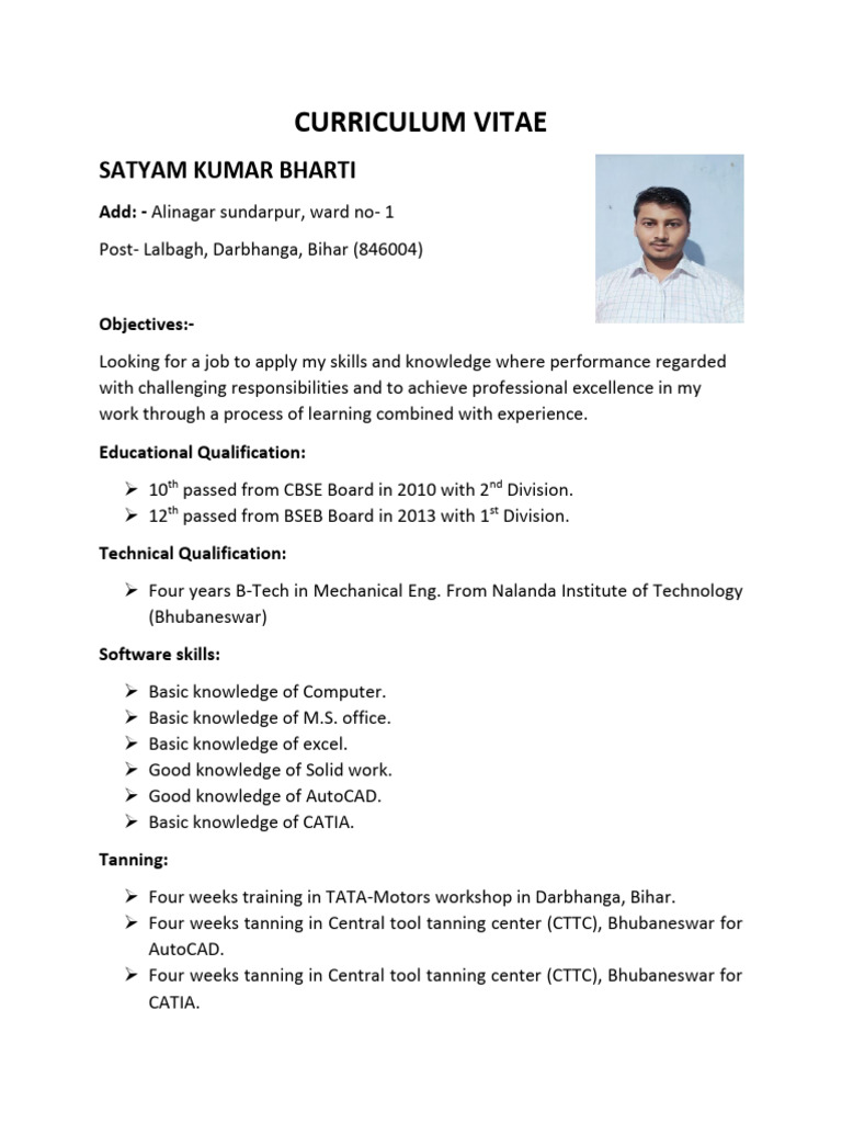 Satyam Kumar Bharti by Kashyaps | PDF