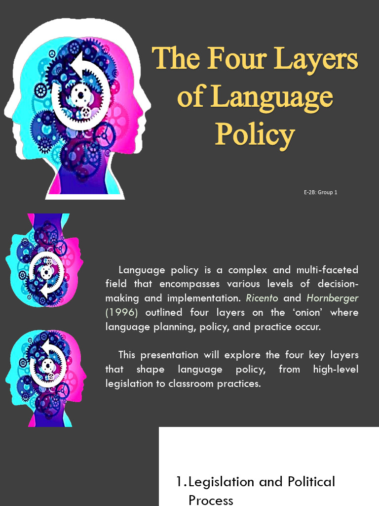 Four Layers of Language Policy | PDF | Cognition | Human Communication