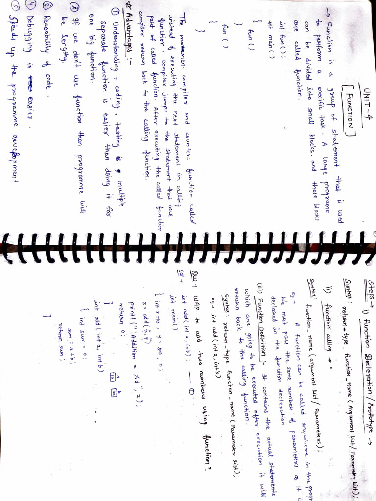 Understanding Function Basics in Programming | PDF | Computer ...